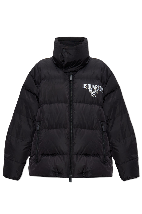 Down jacket with printed logo od Dsquared2