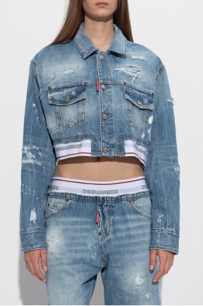 Dsquared2 Denim jacket with a 'vintage' effect