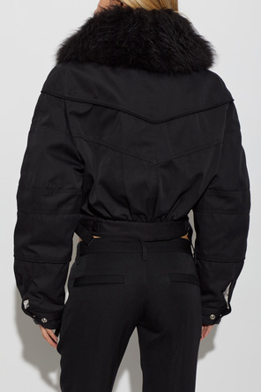 Dsquared2 Jacket with a fur collar