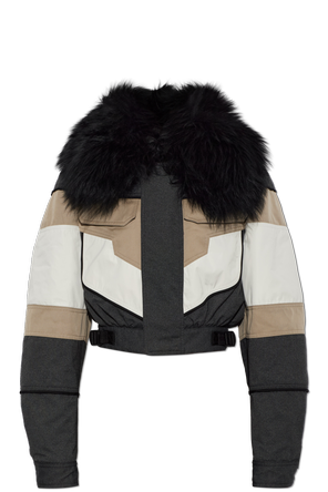 Jacket made of mixed materials