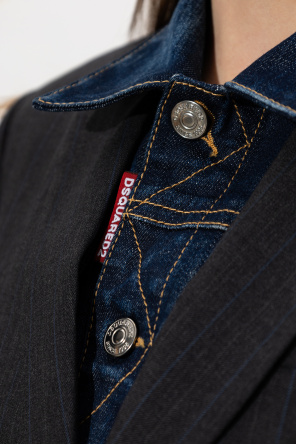 Dsquared2 Blazer made of combined materials