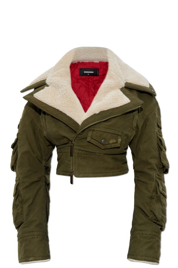 Dsquared2 Jacket with raw finish