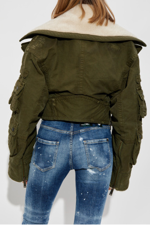 Dsquared2 Jacket with raw finish