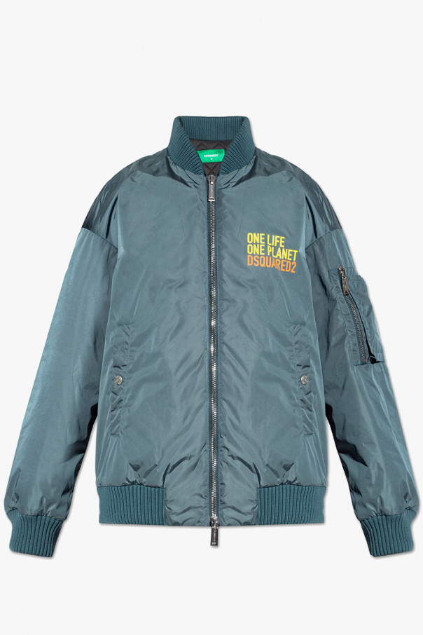 Dsquared2 Insulated bomber fitted jacket