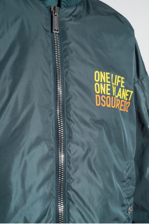 Dsquared2 Insulated bomber fitted jacket