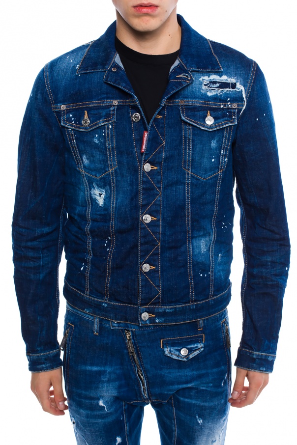 Dsquared2 Distressed denim jacket | Men 