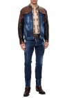 Dsquared2 MULTICOLOUR Raw-trimmed denim jacket