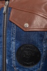 Dsquared2 MULTICOLOUR Raw-trimmed denim jacket
