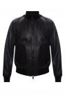 Dsquared2 BLACK Leather jacket