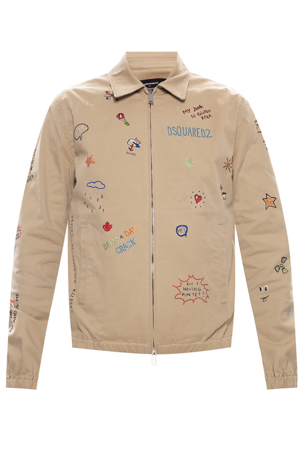Dsquared2 Printed jacket | Men's Clothing | IetpShops