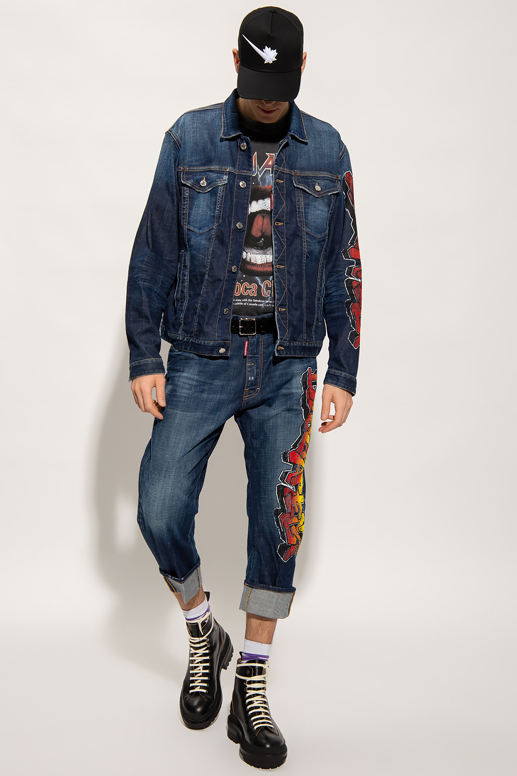 Dsquared2 ‘Wall Tag’ denim high-end jacket