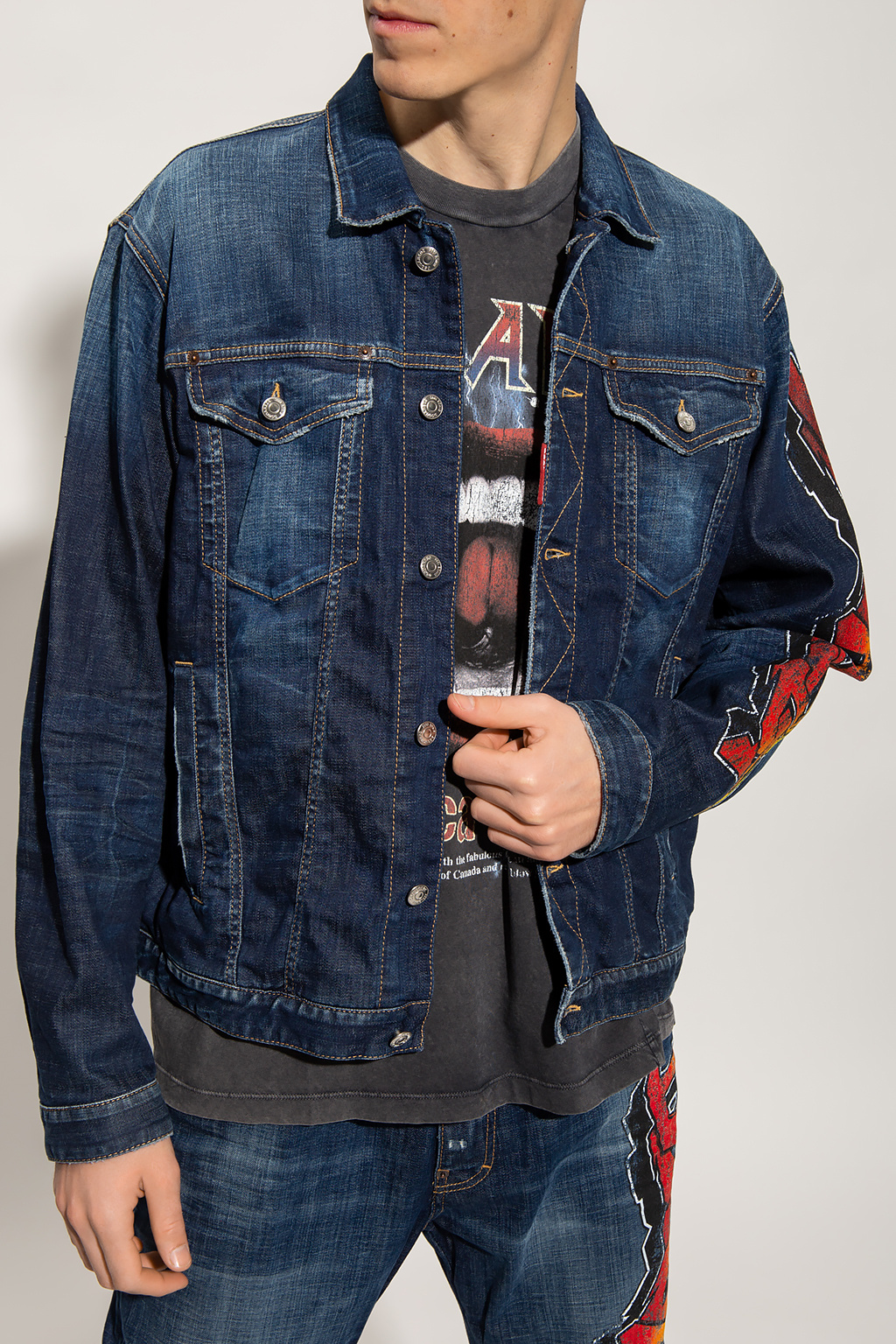 Dsquared2 ‘Wall Tag’ denim jacket