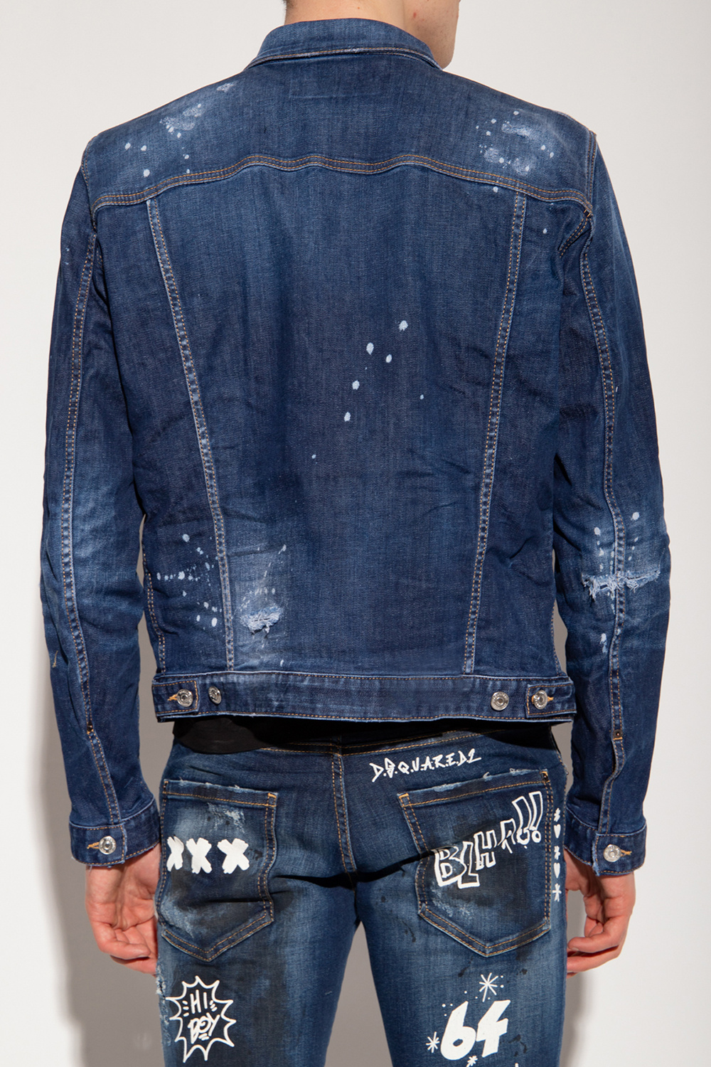 Dsquared2 Distressed denim jacket