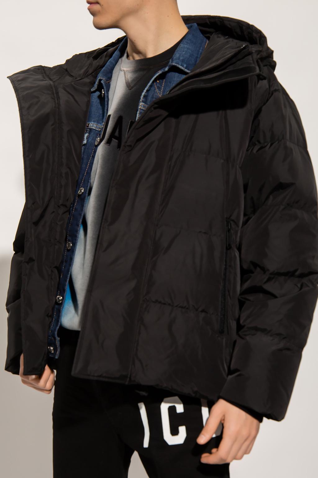 Dsquared2 ‘Velcro’ down jacket