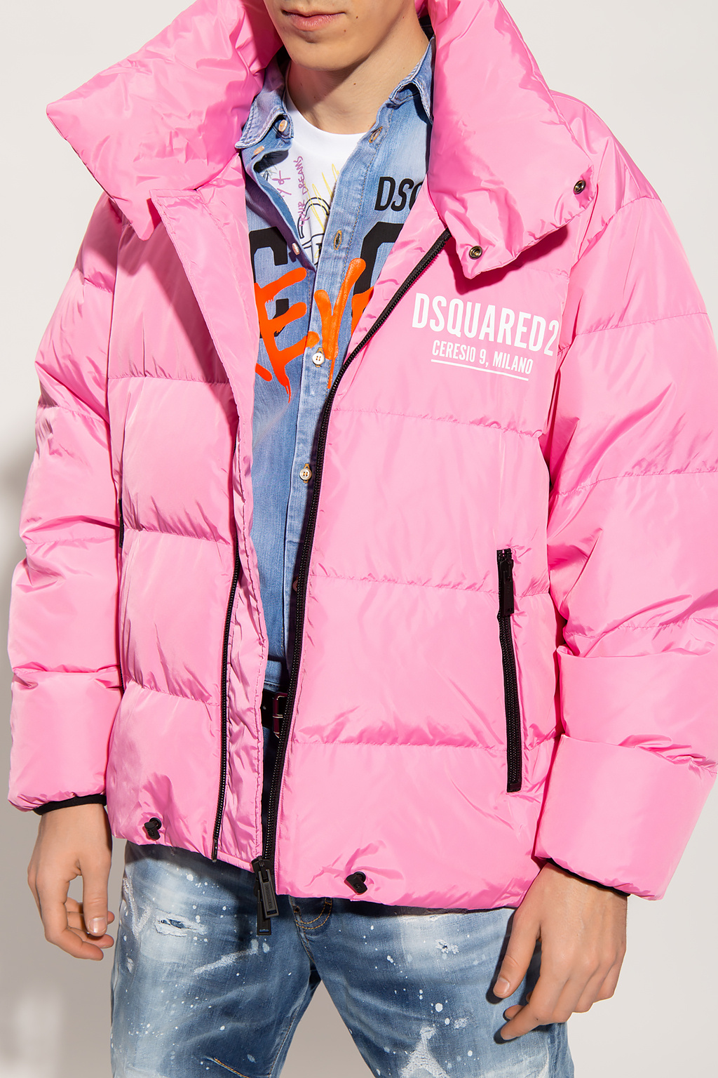 Dsquared2 ‘Ceresio9’ down jacket with logo