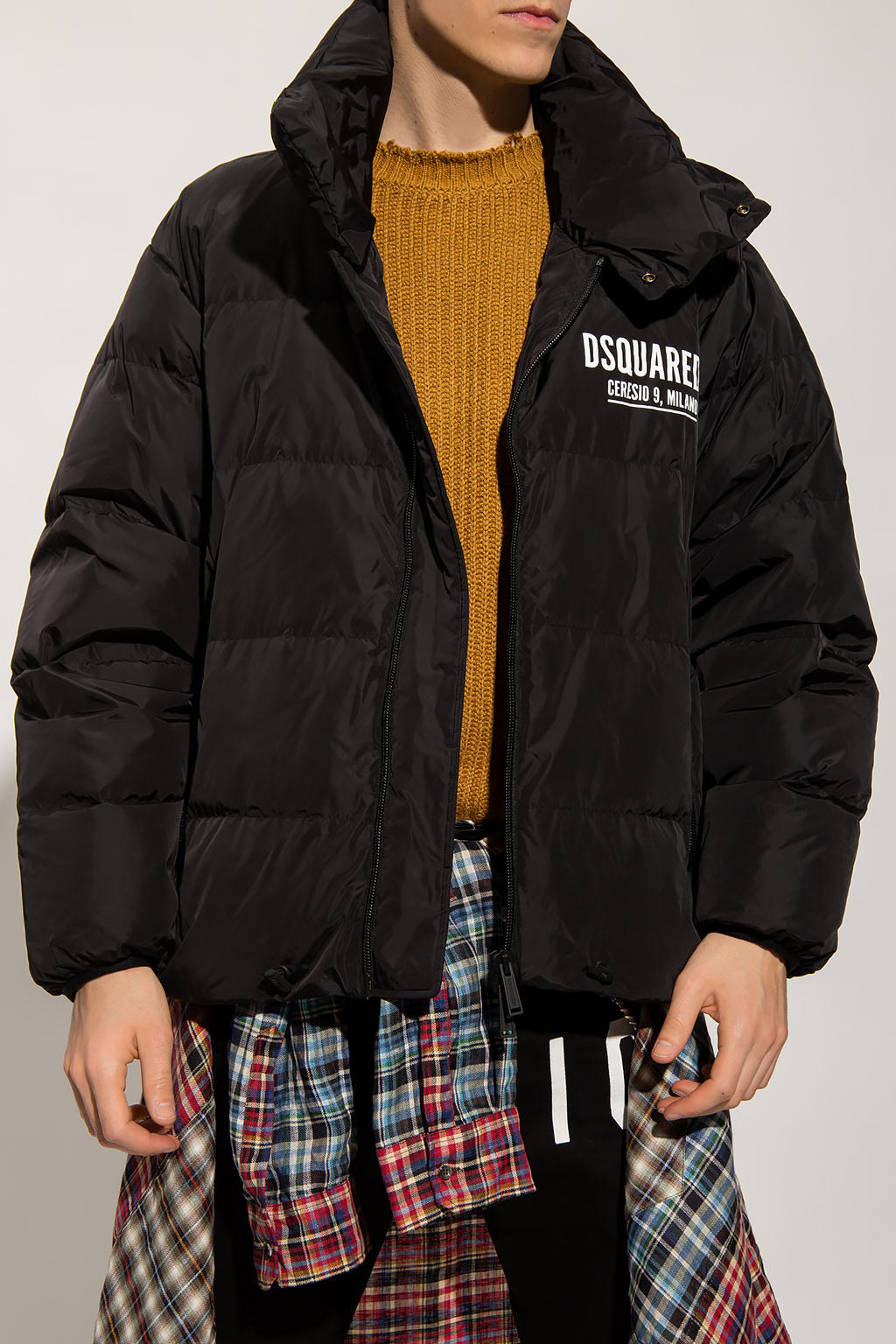 Dsquared2 ‘Ceresio9’ down jacket Plasma with logo