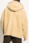 Dsquared2 Hooded shearling jacket