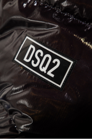 Dsquared2 Hooded down embroidered-logo jacket