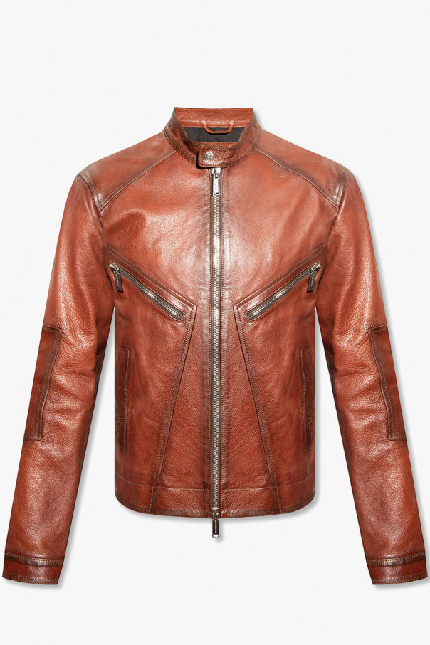 Dsquared2 Leather Champion jacket