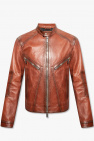 d 6.6.44 brown shearling jacket