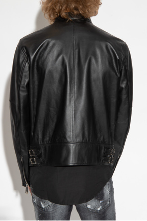 Dsquared2 Leather Demeulemeester jacket
