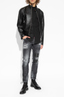 Dsquared2 BLACK Leather jacket
