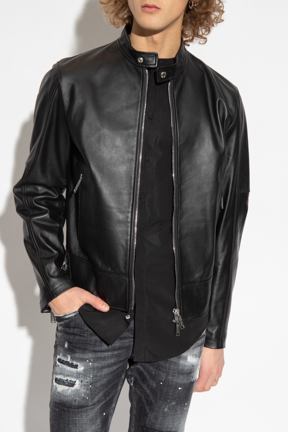 Dsquared2 Leather SHIRT jacket