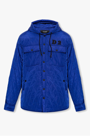 D 6.6.44 zip-up suede jacket
