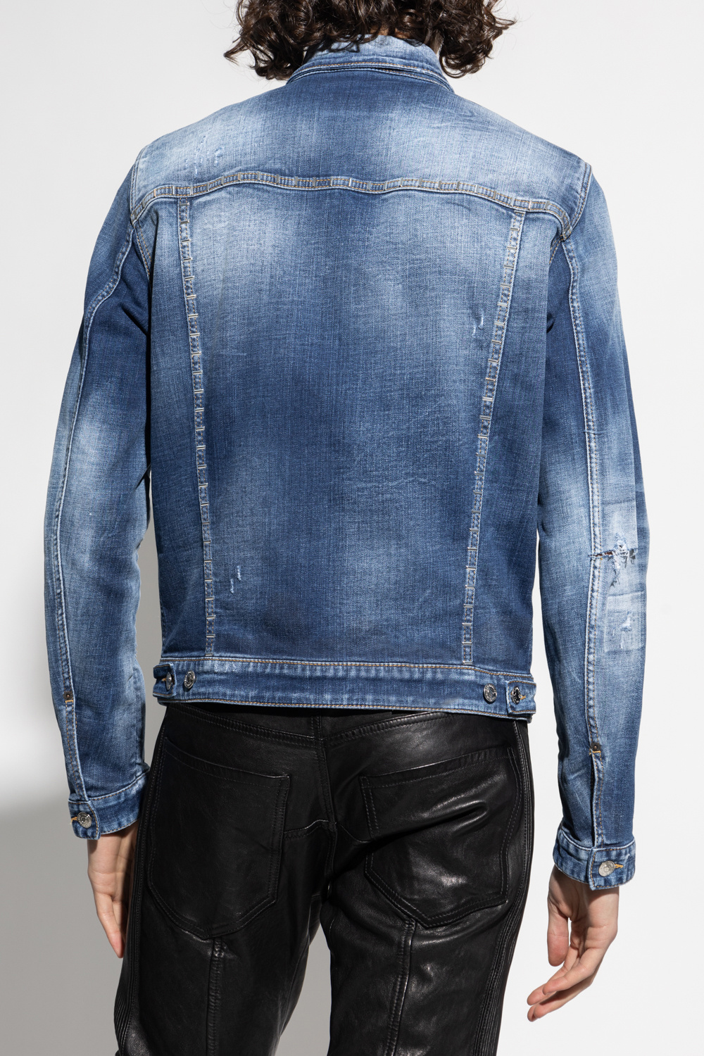 Alexander McQueen Studded Denim Jacket  Farfetch