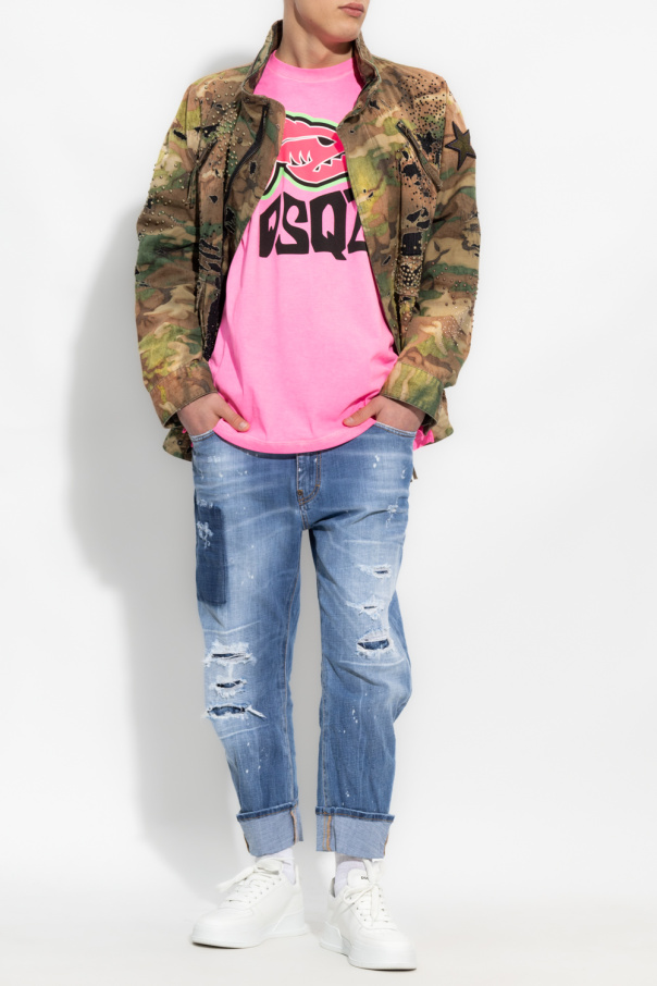 Dsquared2 Jacket with camo motif