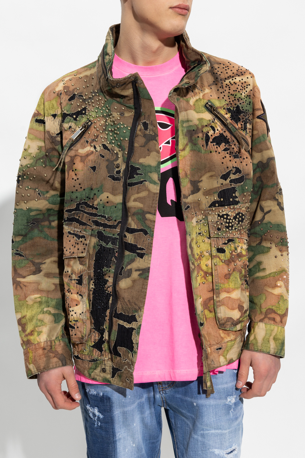 Dsquared2 Jacket with camo motif