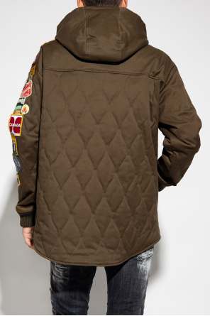 Dsquared2 Insulated jacket with patches