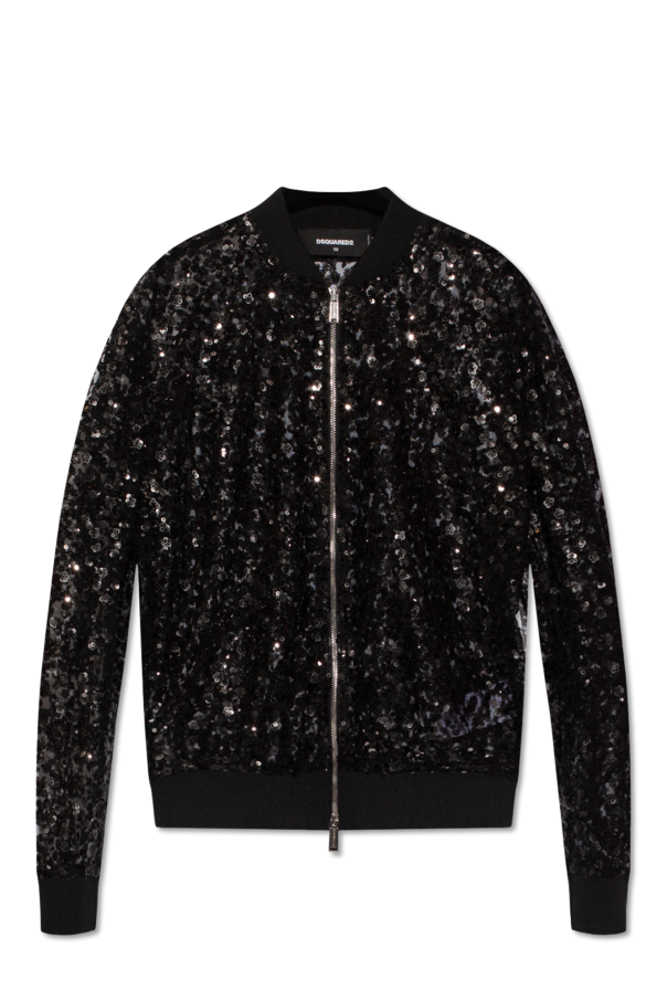 Jacket with sequin embroidery od Dsquared2