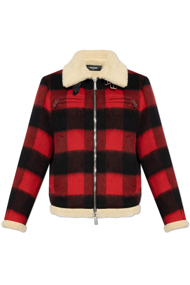 Dsquared2 Jacket with check pattern