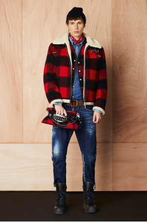 Dsquared2 Jacket with check pattern