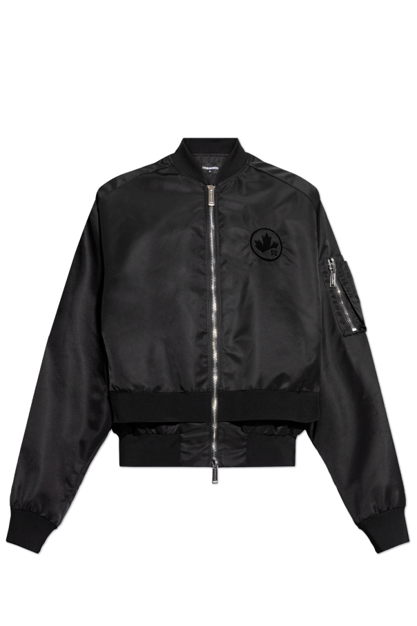Bomber jacket with vintage effect, zdjęcie 1 Bomber jacket with vintage effect od Dsquared2