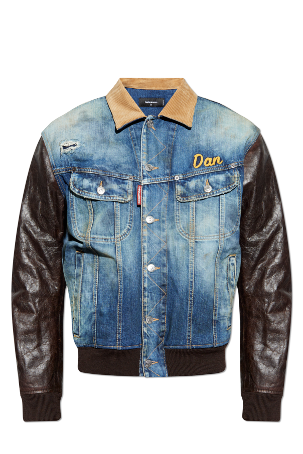 Jacket made from combined materials, zdjęcie 1 Jacket made from combined materials od Dsquared2