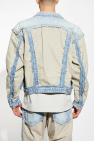 Dsquared2 beige Jacket made of combined materials