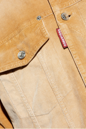 Dsquared2 Cordjacke mit Logo
