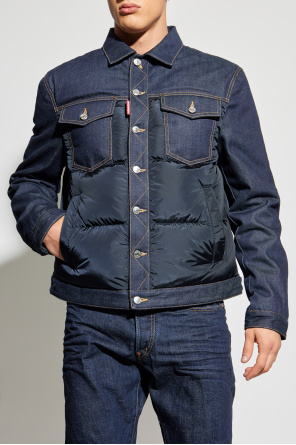 Dsquared2 Jacket made of mixed fabrics