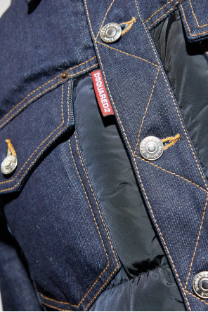 Dsquared2 Jacket made of mixed fabrics