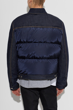 Dsquared2 Quilted jacket made of combined materials