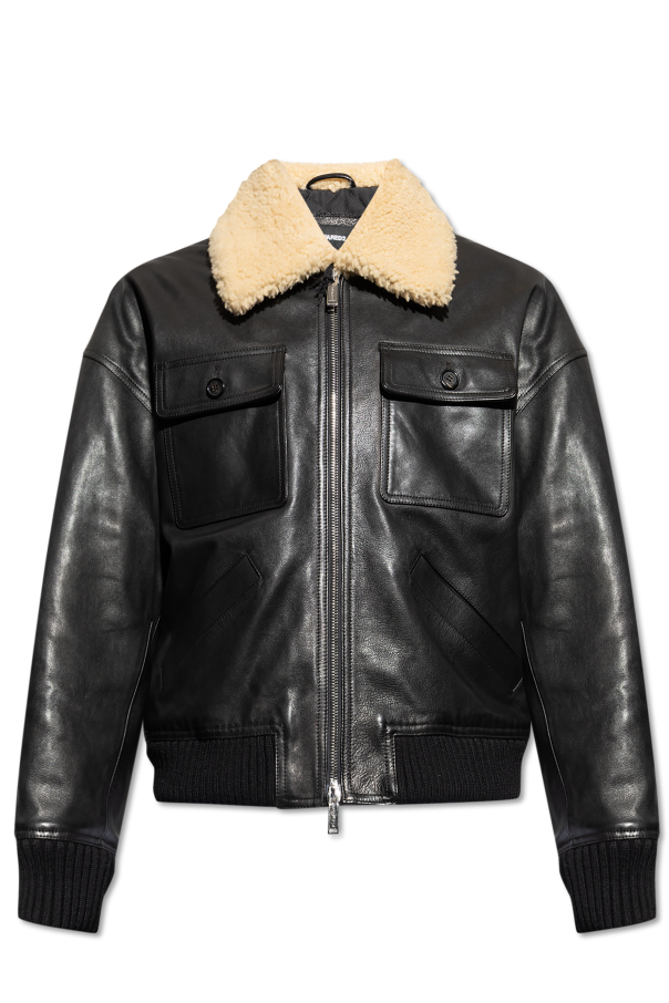 Leather jacket od Dsquared2
