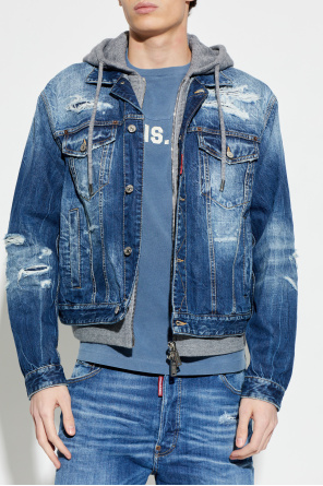 Dsquared2 Denim jacket with vintage effect