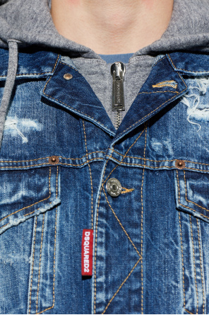 Dsquared2 Denim jacket with vintage effect