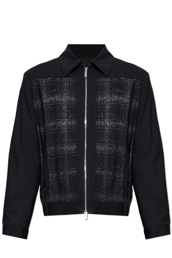 Dsquared2 Wool jacket with lurex thread