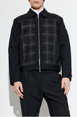 Dsquared2 Wool jacket with lurex thread