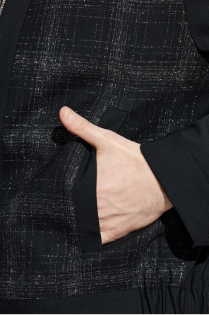 Dsquared2 Wool jacket with lurex thread