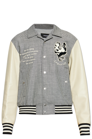 Chaqueta con estampado de pata de gallo