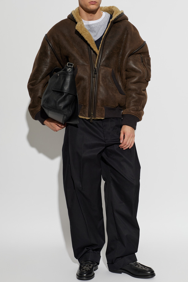Dsquared2 Casaco de camurça com capuz